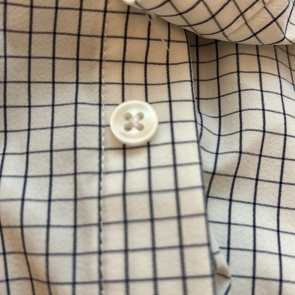 Mizzen + Main Leeward Performance Fabric Long Sleeve Shirt Medium Tall Trim Fit - Picture 9 of 10